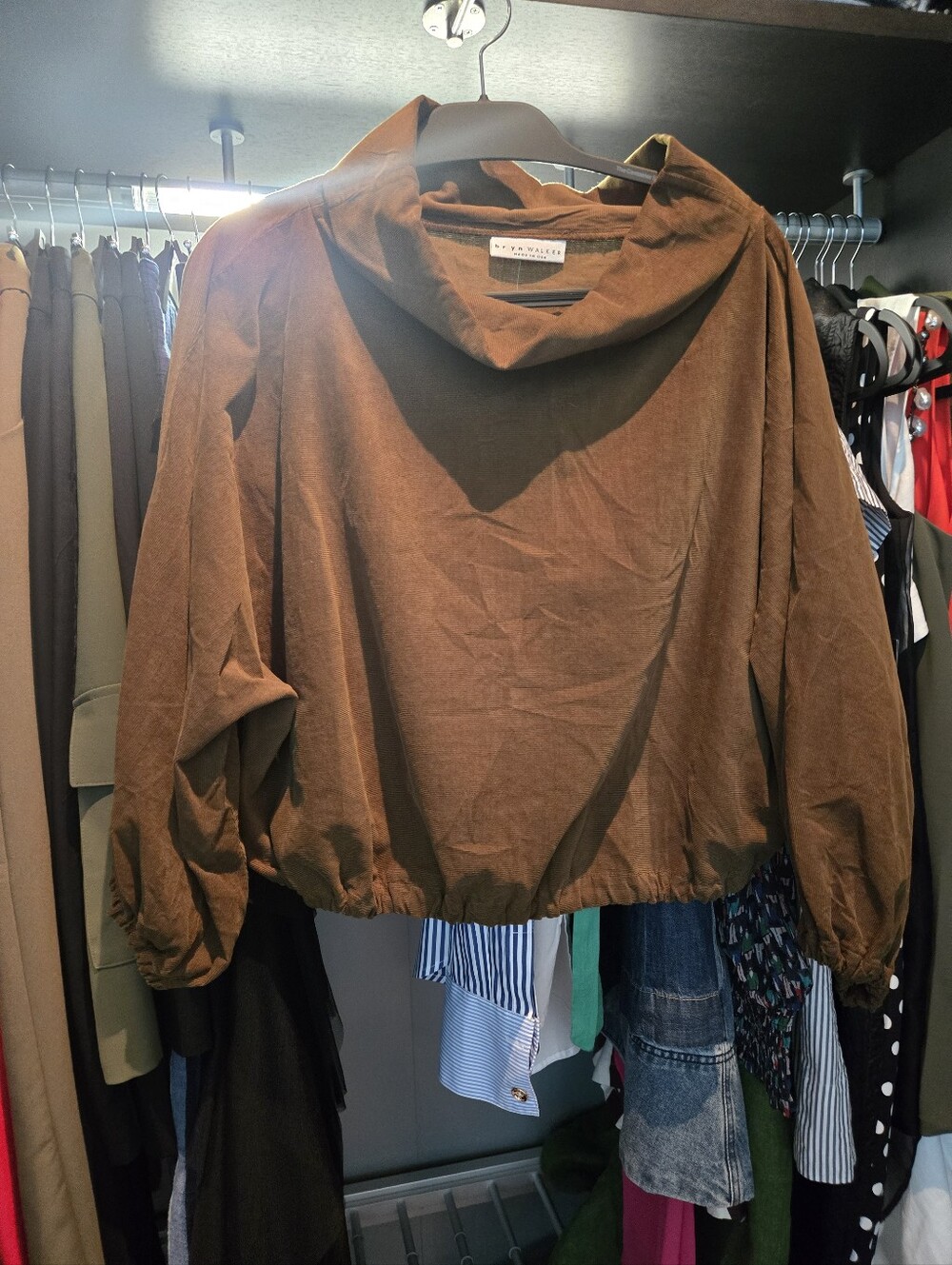bryn walker Partridge Cowl Neck Pullover Sweater